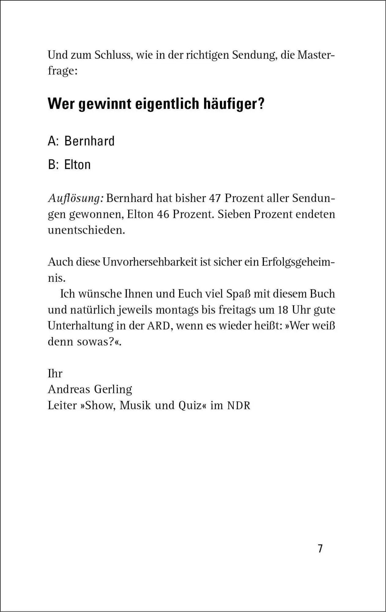 Bild: 9783453607026 | Wer weiß denn sowas? 7 | Heyne Verlag | Taschenbuch | 320 S. | Deutsch
