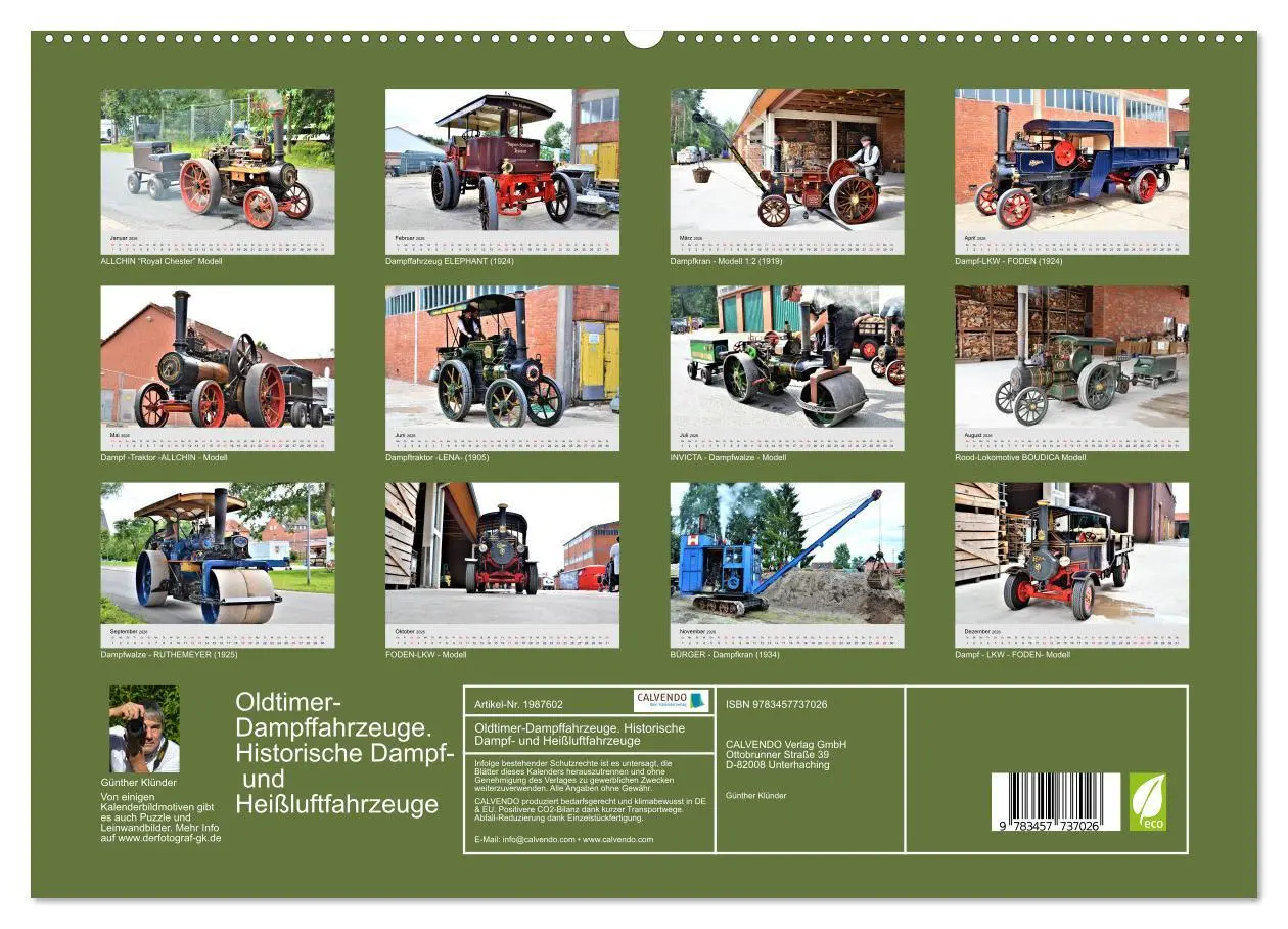 Bild: 9783457737026 | Oldtimer-Dampffahrzeuge. Historische Dampf- und Heißluftfahrzeuge...