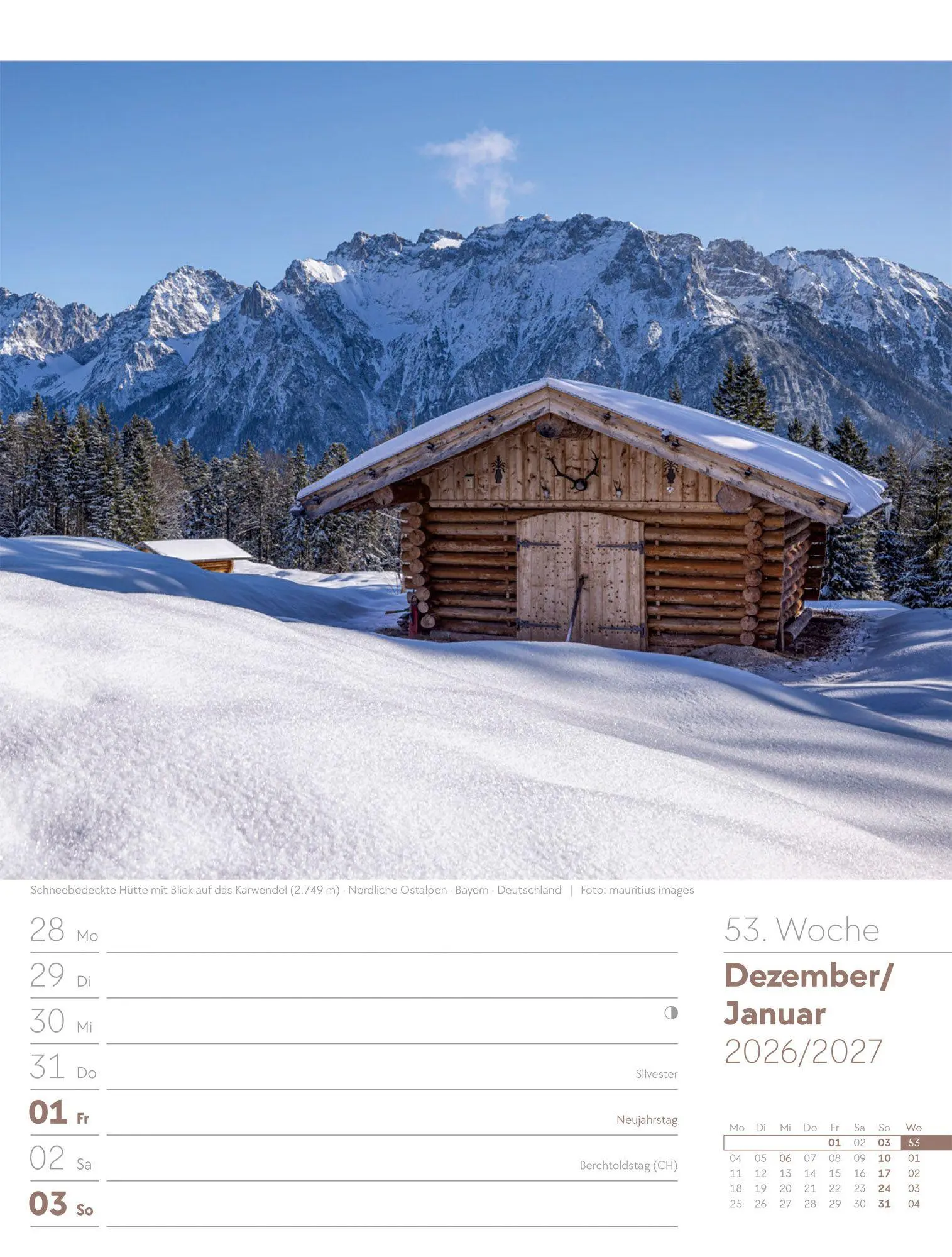 Bild: 9783838437026 | Faszination Alpenwelt Wochenplaner Kalender 2027 | GmbH | Kalender