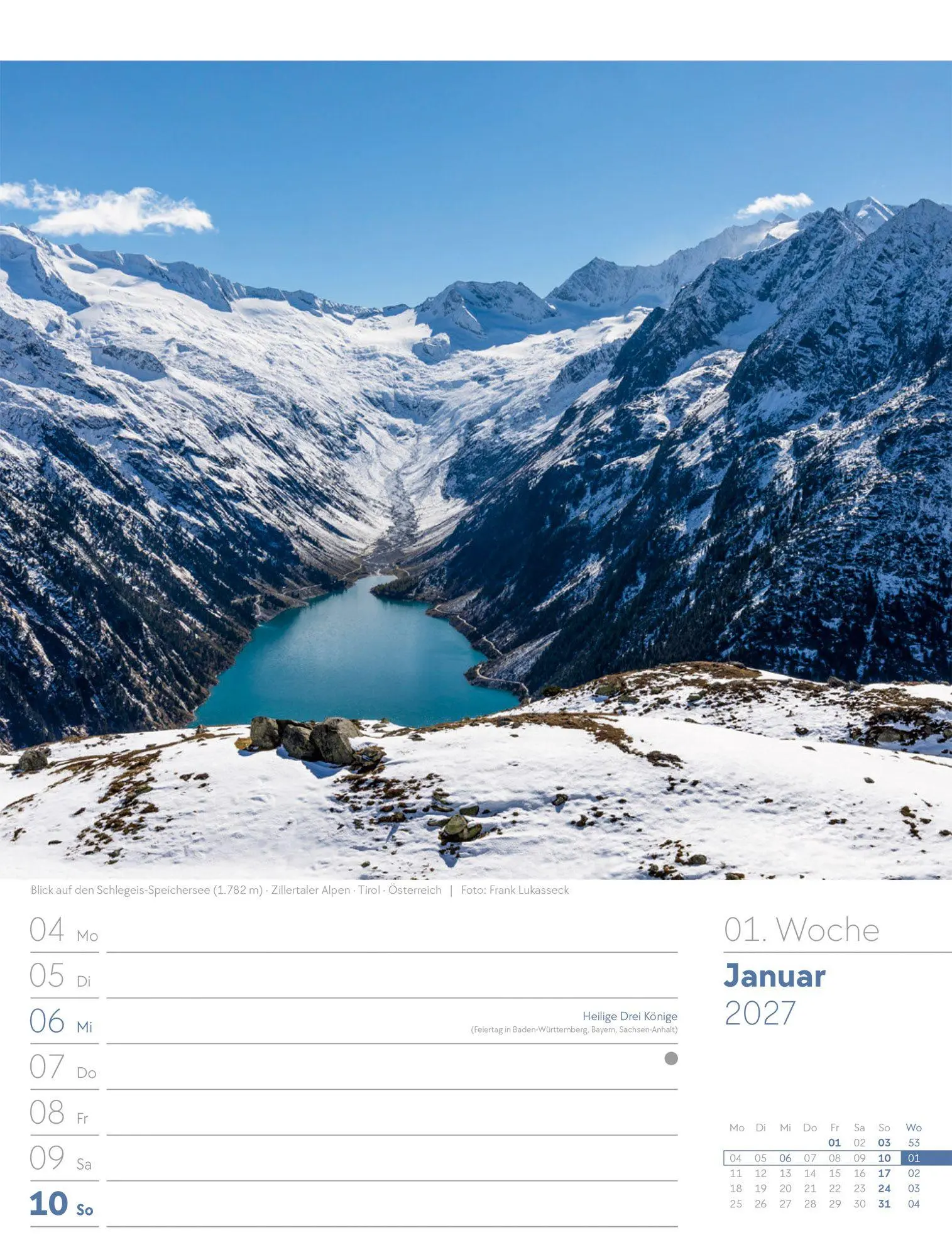 Bild: 9783838437026 | Faszination Alpenwelt Wochenplaner Kalender 2027 | GmbH | Kalender