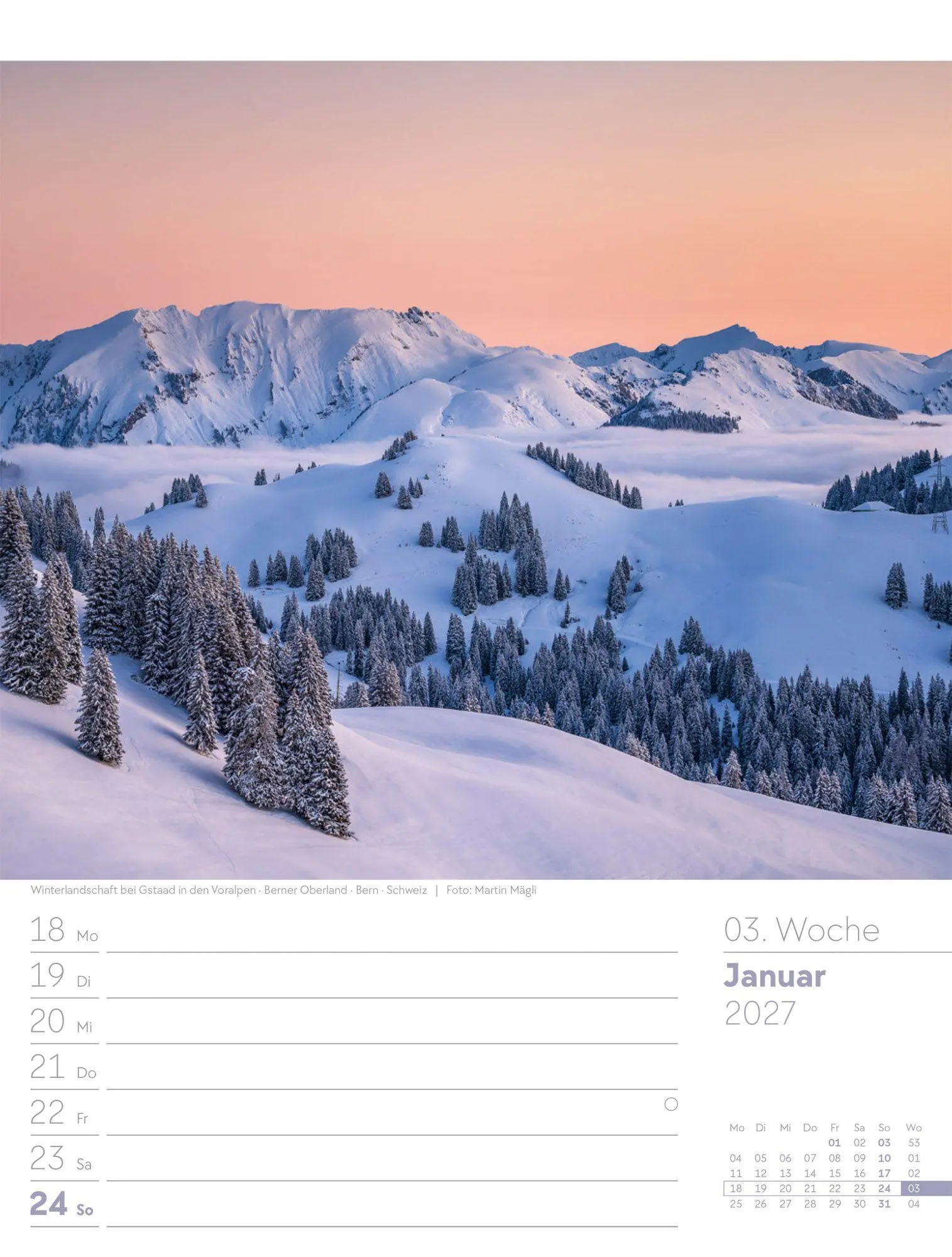Bild: 9783838437026 | Faszination Alpenwelt Wochenplaner Kalender 2027 | GmbH | Kalender
