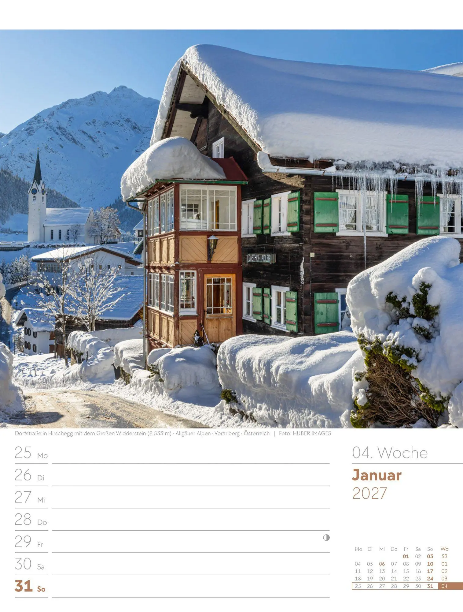 Bild: 9783838437026 | Faszination Alpenwelt Wochenplaner Kalender 2027 | GmbH | Kalender
