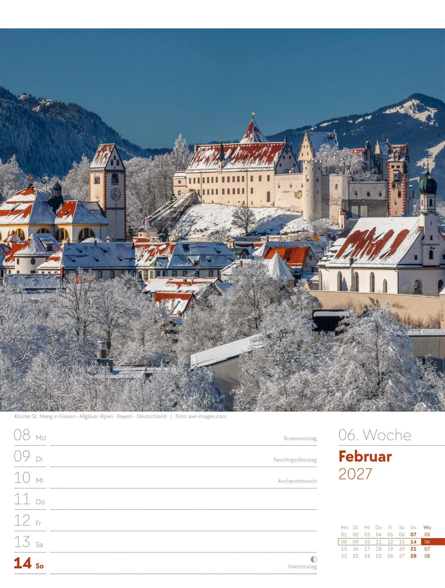 Bild: 9783838437026 | Faszination Alpenwelt Wochenplaner Kalender 2027 | GmbH | Kalender
