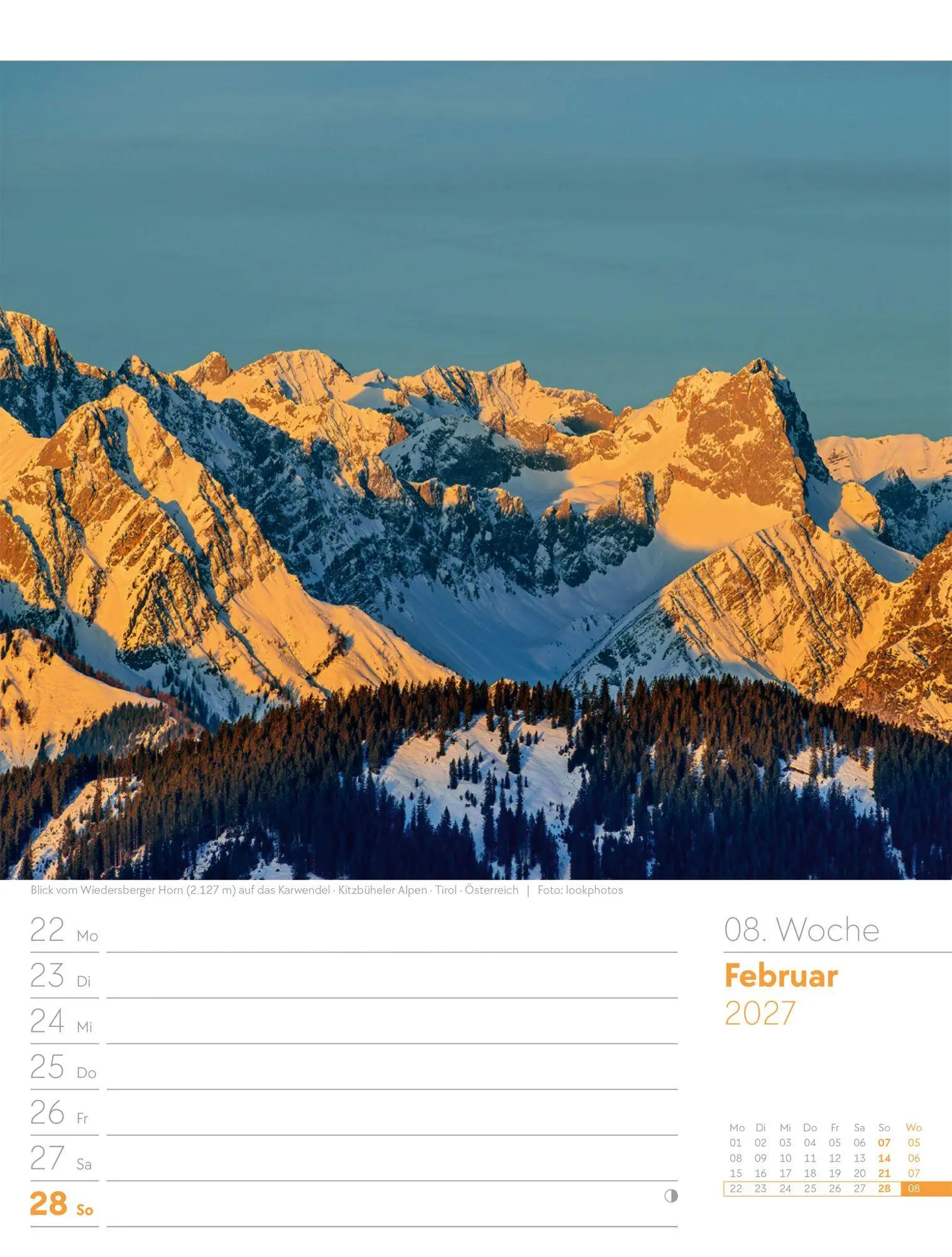 Bild: 9783838437026 | Faszination Alpenwelt Wochenplaner Kalender 2027 | GmbH | Kalender
