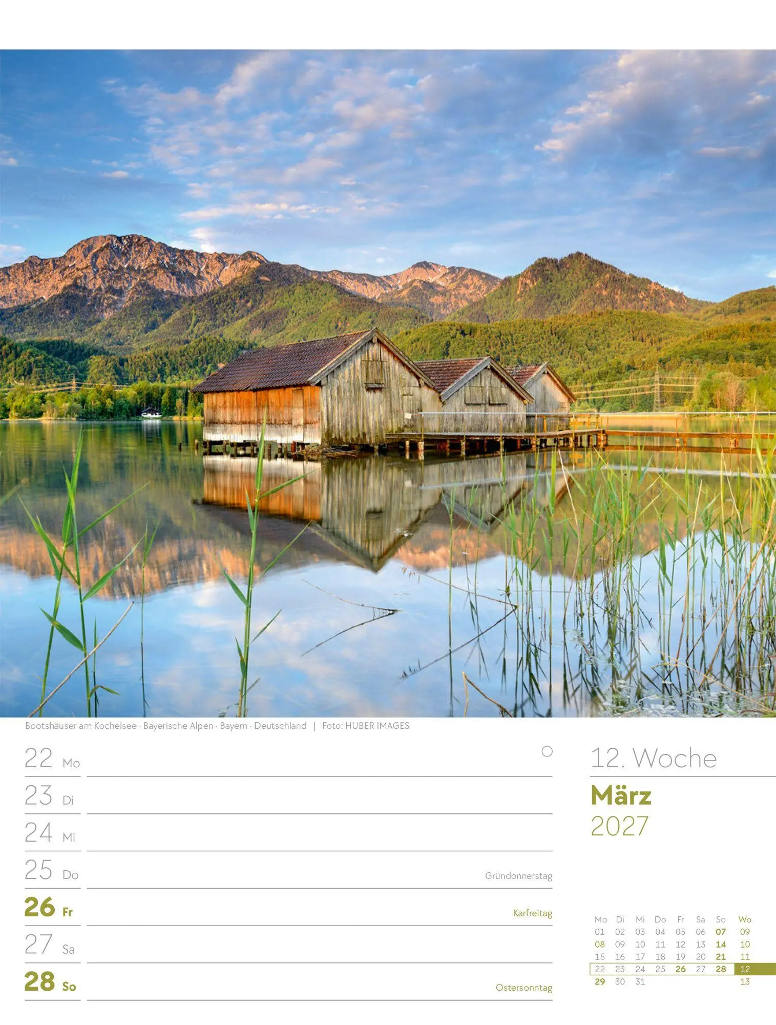 Bild: 9783838437026 | Faszination Alpenwelt Wochenplaner Kalender 2027 | GmbH | Kalender