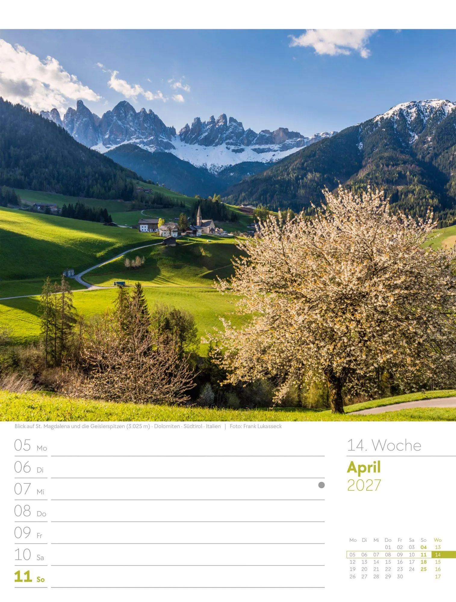 Bild: 9783838437026 | Faszination Alpenwelt Wochenplaner Kalender 2027 | GmbH | Kalender