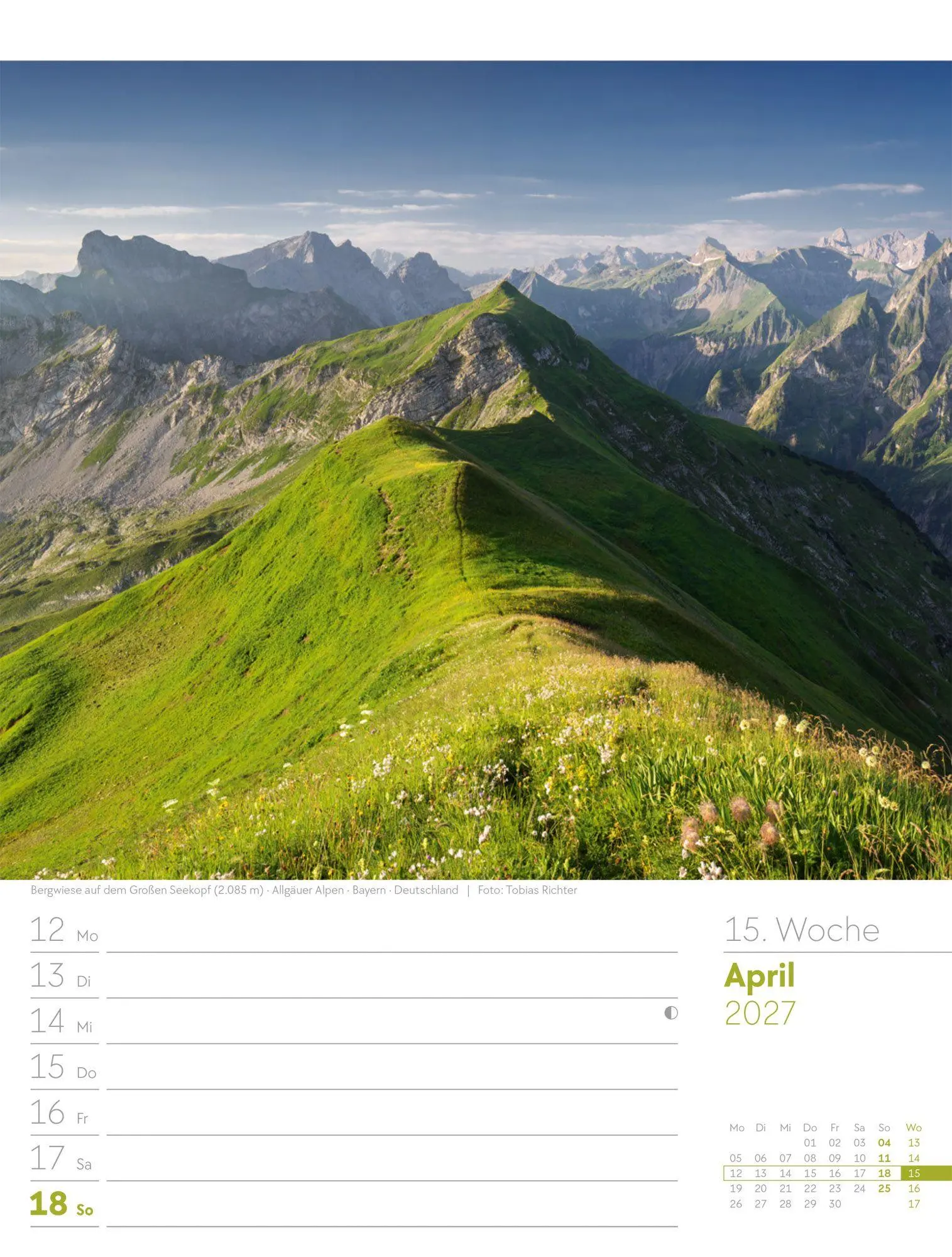 Bild: 9783838437026 | Faszination Alpenwelt Wochenplaner Kalender 2027 | GmbH | Kalender