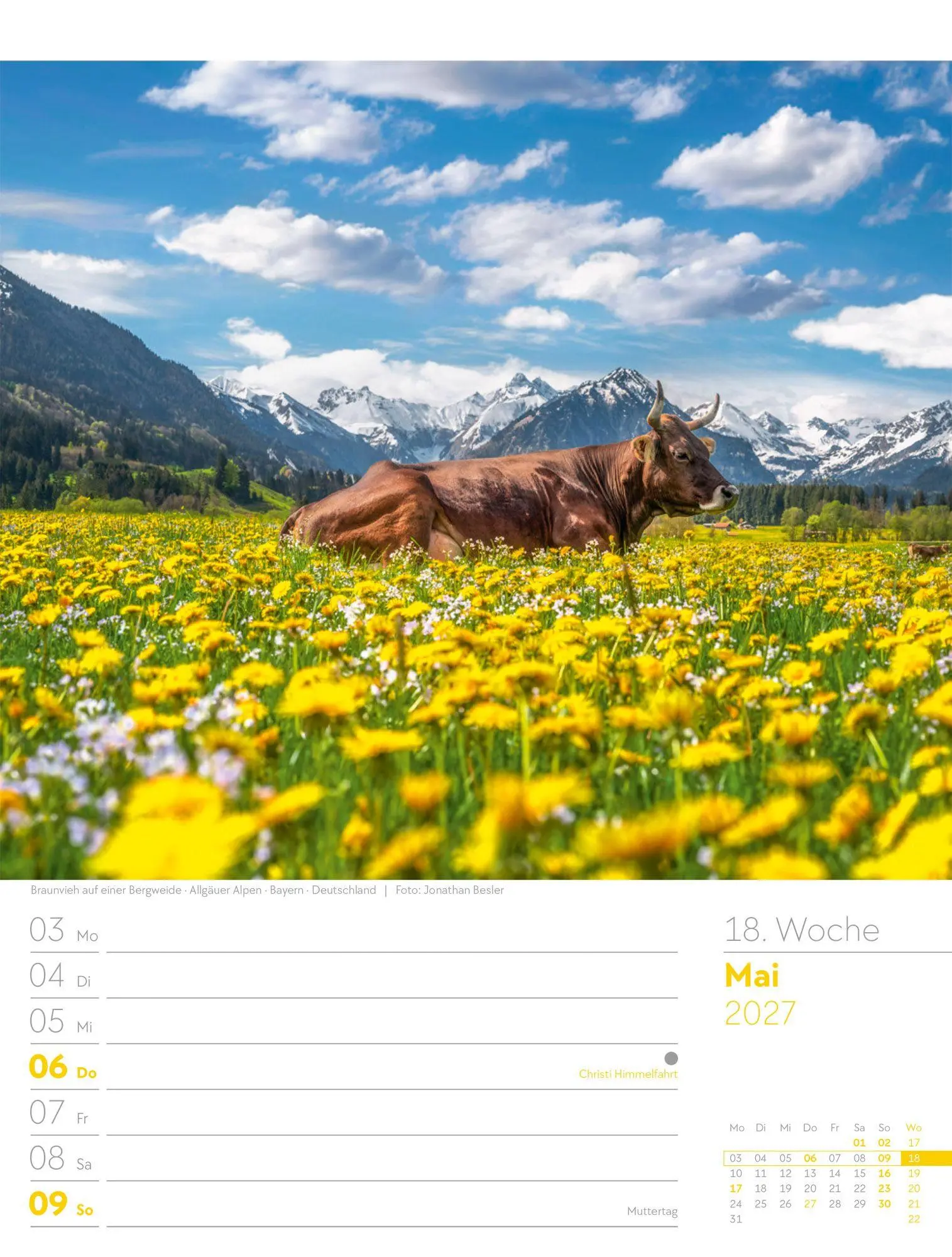 Bild: 9783838437026 | Faszination Alpenwelt Wochenplaner Kalender 2027 | GmbH | Kalender