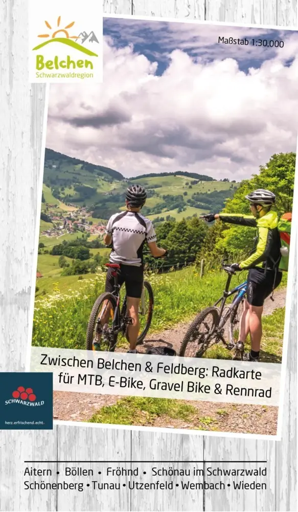 Cover: 9783939657026 | Radkarte Zwischen Belchen und Feldberg | (Land-)Karte | Gefalzt | 2022
