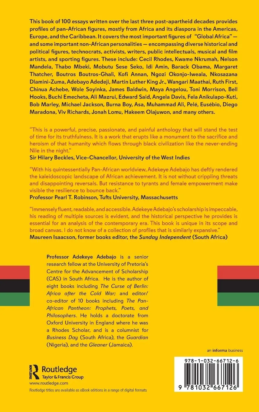 Rückseite: 9781032667126 | Global Africa | Profiles in Courage, Creativity, and Cruelty | Adebajo