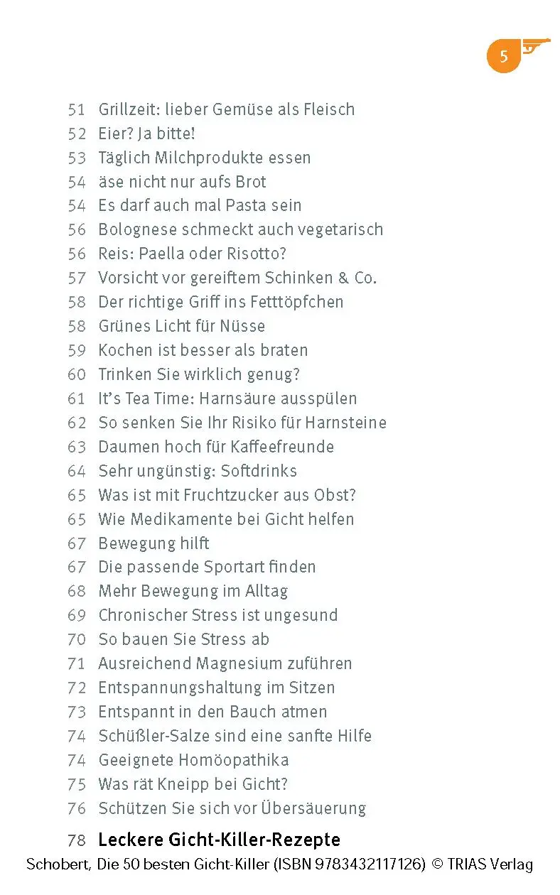 Bild: 9783432117126 | Die 50 besten Gicht-Killer | Astrid Schobert | Taschenbuch | 96 S.