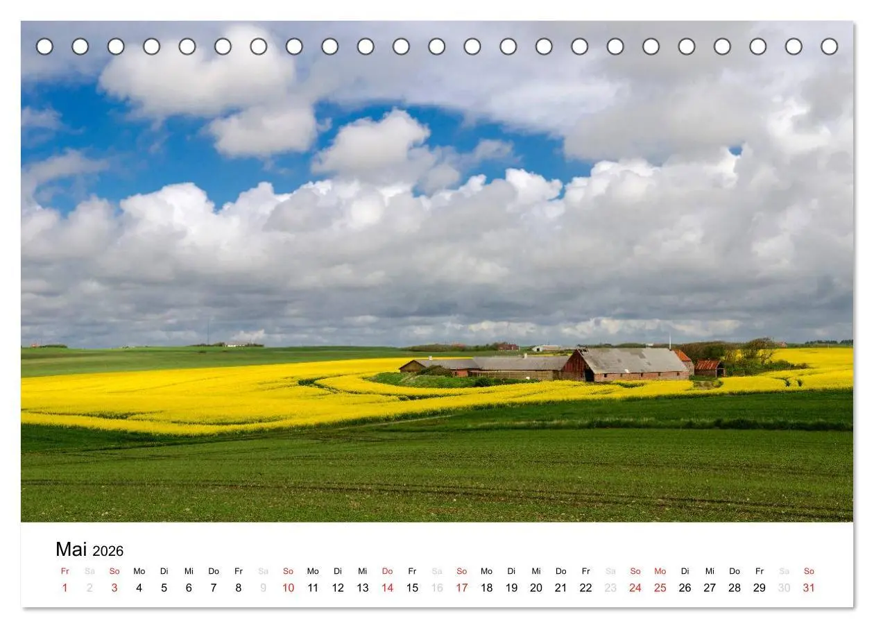 Bild: 9783516127126 | Dänemark - Unterwegs in Jütland 2026 (Tischkalender 2026 DIN A5...