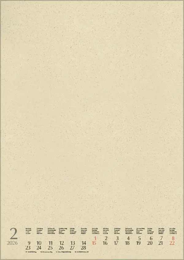 Bild: 9783731887126 | Foto-Malen-Basteln Bastelkalender A4 Graspapier 2026 | Verlag Korsch