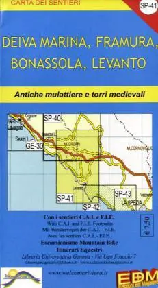 Cover: 9788896107126 | EDM Wanderkarte Deiva Marina, Framura, Bonassola, Levanto | Paulsen