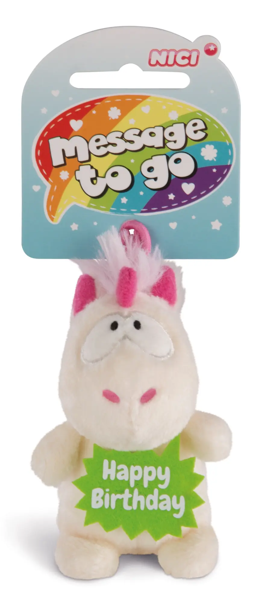 Cover: 4012390427226 | Nici 42722 Kuscheltier Einhorn Theodor Happy Birthday 8cm mit | 42722