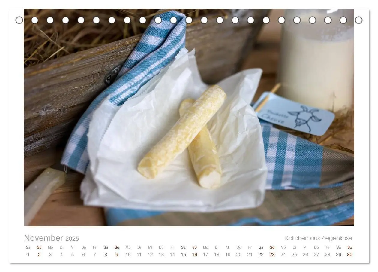 Bild: 9783435627226 | Der Käsekalender Edel und lecker (Tischkalender 2025 DIN A5 quer),...