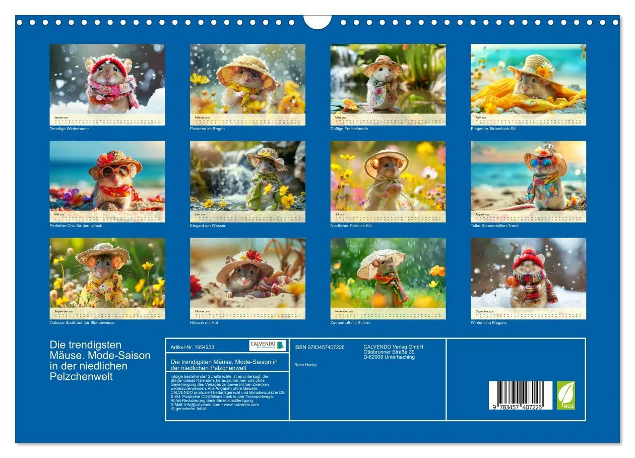 Bild: 9783457407226 | Die trendigsten Mäuse. Mode-Saison in der niedlichen Pelzchenwelt...