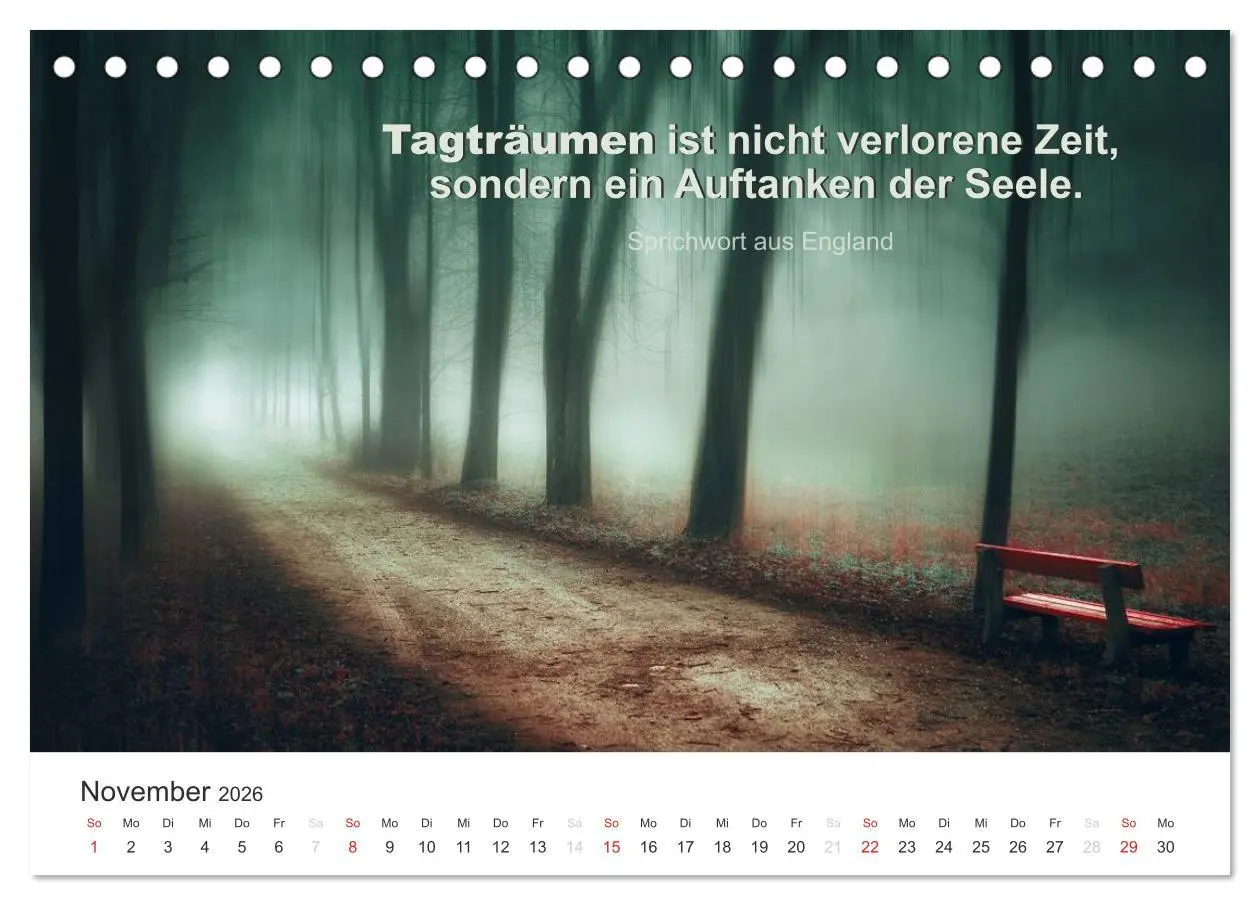 Bild: 9783457957226 | Zauberhafte Sprüche - Bunte Seelenblüten (Tischkalender 2026 DIN A5...