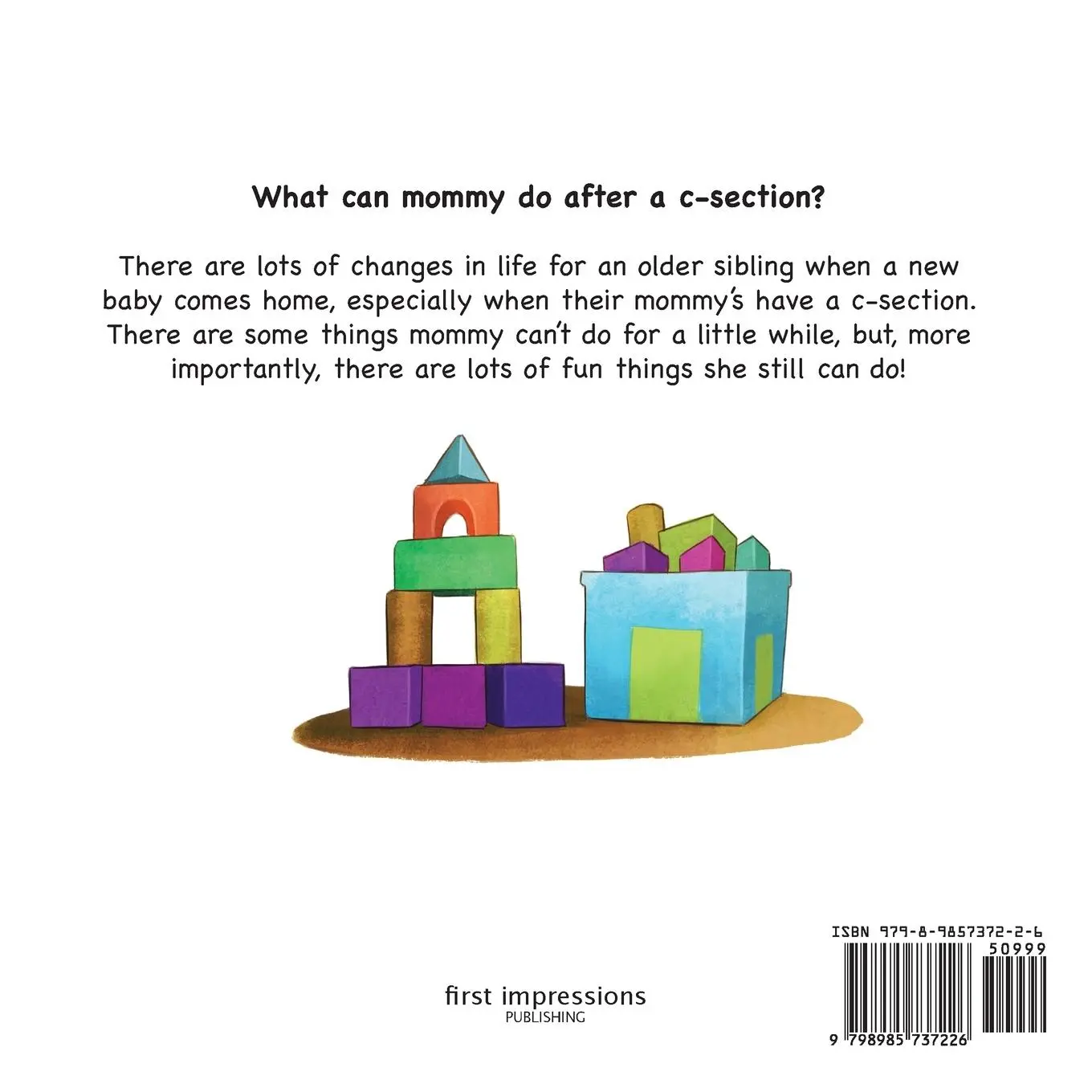 Rückseite: 9798985737226 | Mommy has a C-Section | Reagan Smith Smutny | Taschenbuch | Englisch