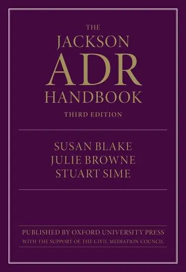 Cover: 9780198867326 | The Jackson Adr Handbook | Susan Blake (u. a.) | Taschenbuch | 2021