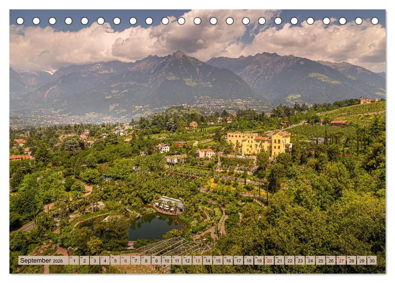 Bild: 9783457497326 | Südtirol - Meraner Land (Tischkalender 2026 DIN A5 quer), CALVENDO...