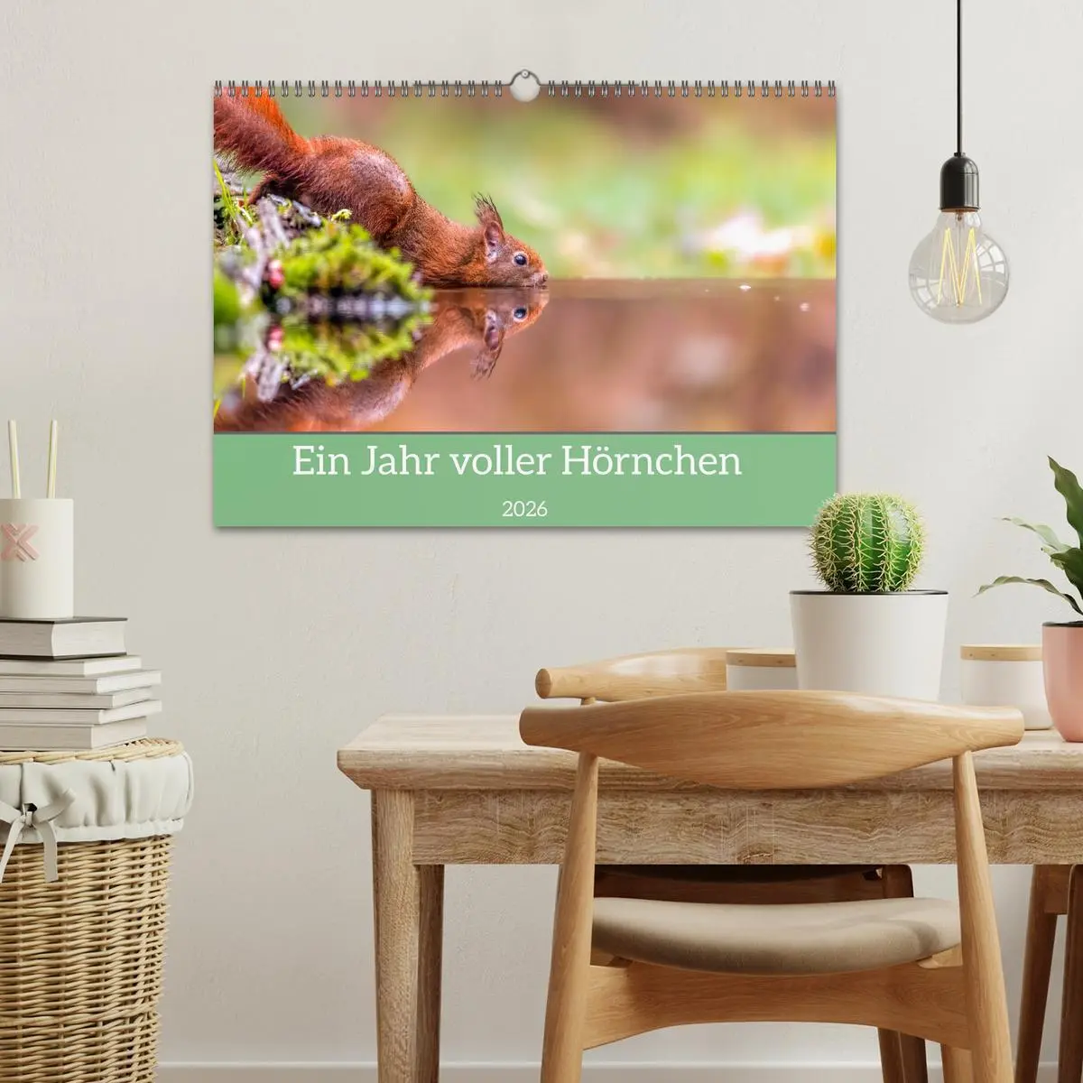 Bild: 9783457567326 | Ein Jahr voller Hörnchen (Wandkalender 2026 DIN A3 quer), CALVENDO...