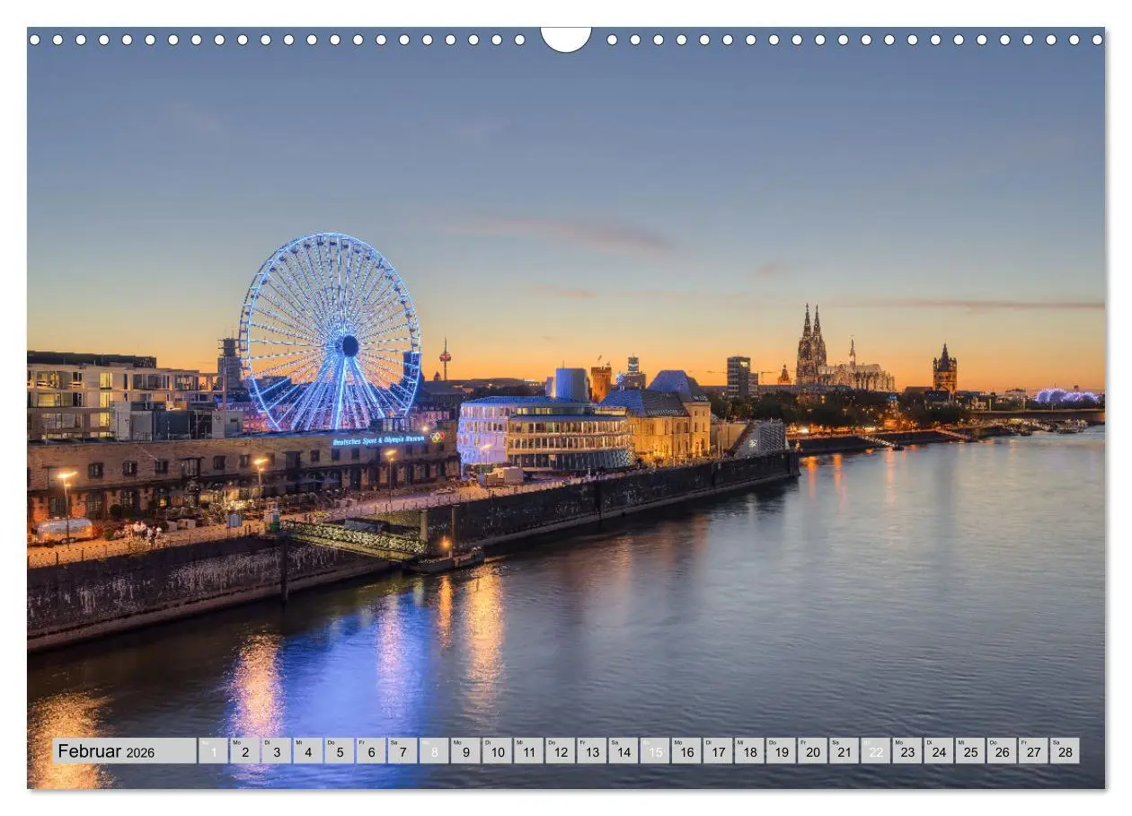 Bild: 9783457637326 | Wunderschönes Köln (Wandkalender 2026 DIN A3 quer), CALVENDO...