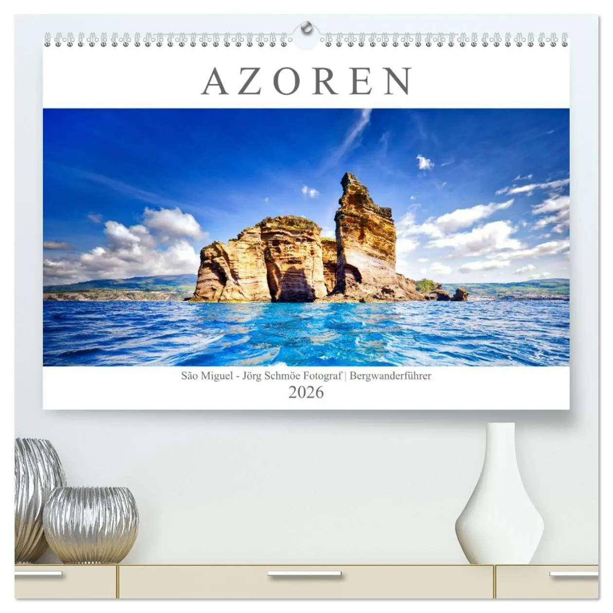 Cover: 9783457707326 | A Z O R E N (hochwertiger Premium Wandkalender 2026 DIN A2 quer),...
