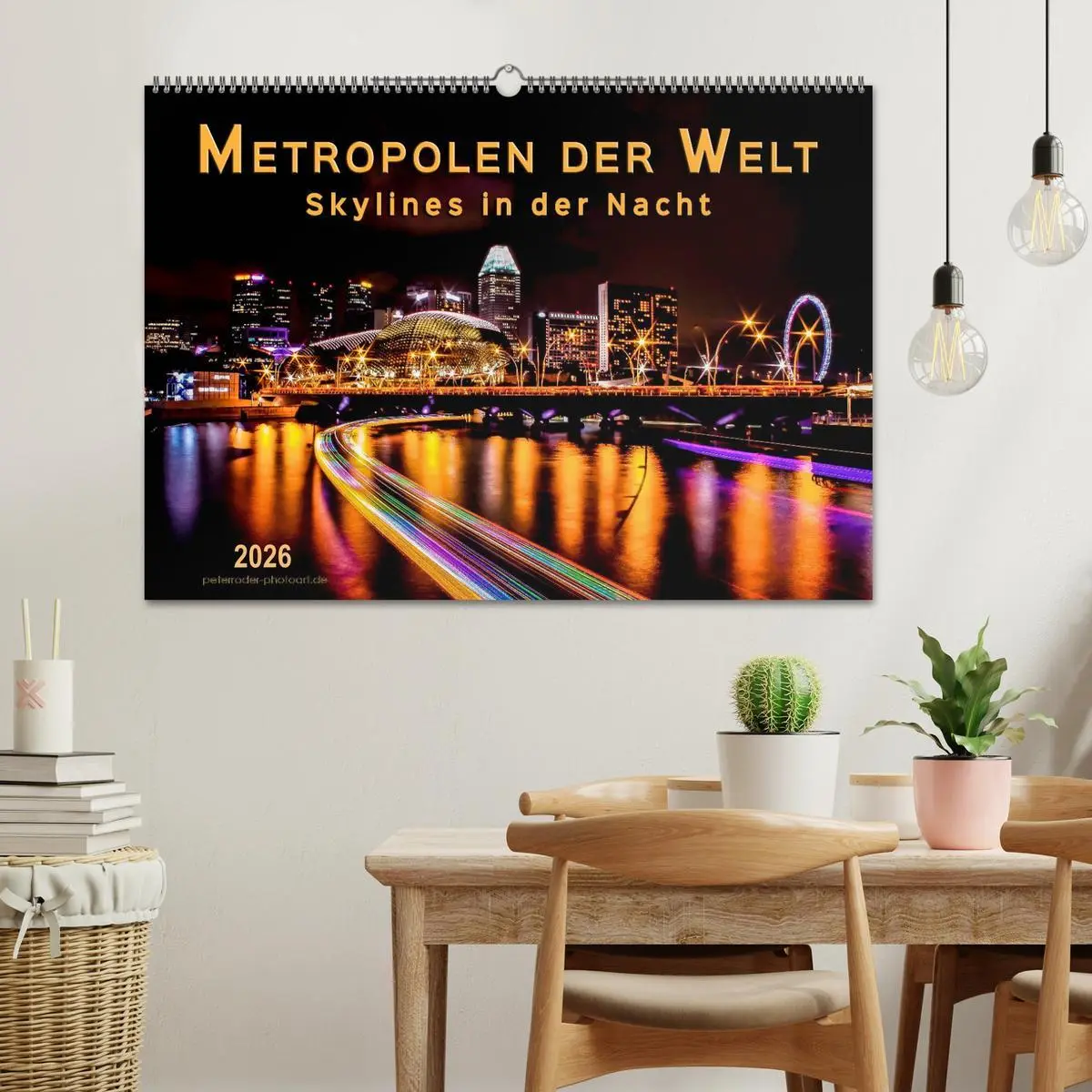 Bild: 9783457947326 | Metropolen der Welt - Skylines in der Nacht (Wandkalender 2026 DIN...