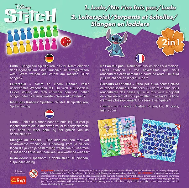 Bild: 5900511027426 | 2-in-1 Spielebox Disney Lilo &amp; Stitch | Spiel | In Karton | 02742