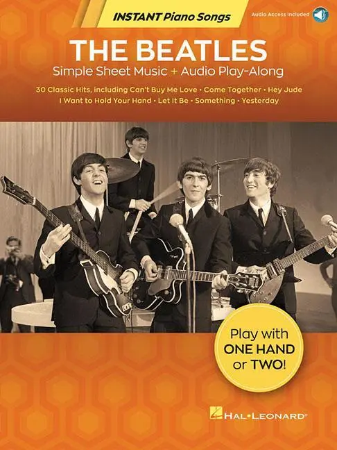 Cover: 9781540057426 | The Beatles - Instant Piano Songs Simple Sheet Music + Audio...