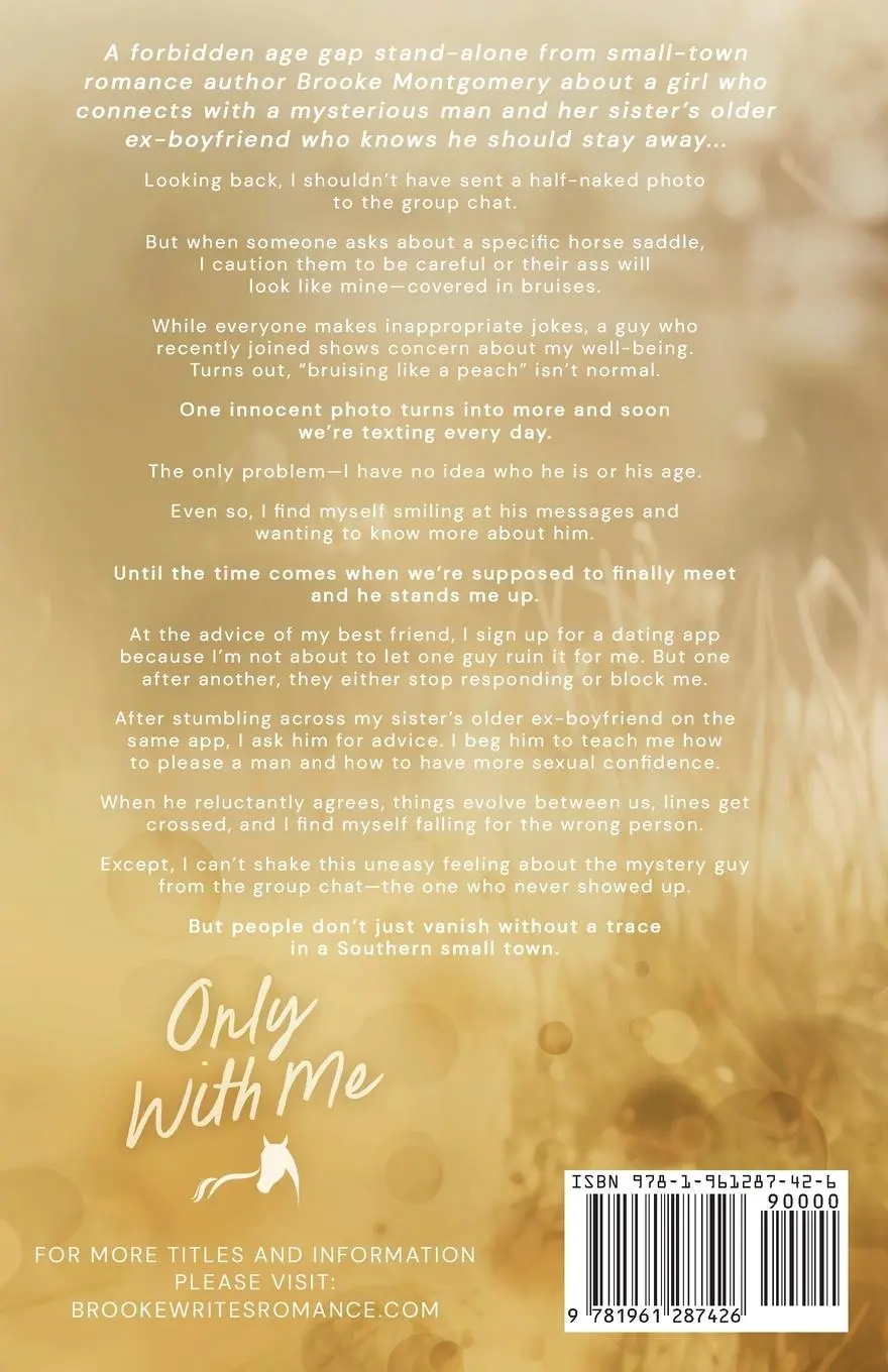 Rückseite: 9781961287426 | Only With Me | Brooke Montgomery | Taschenbuch | Englisch | 2024