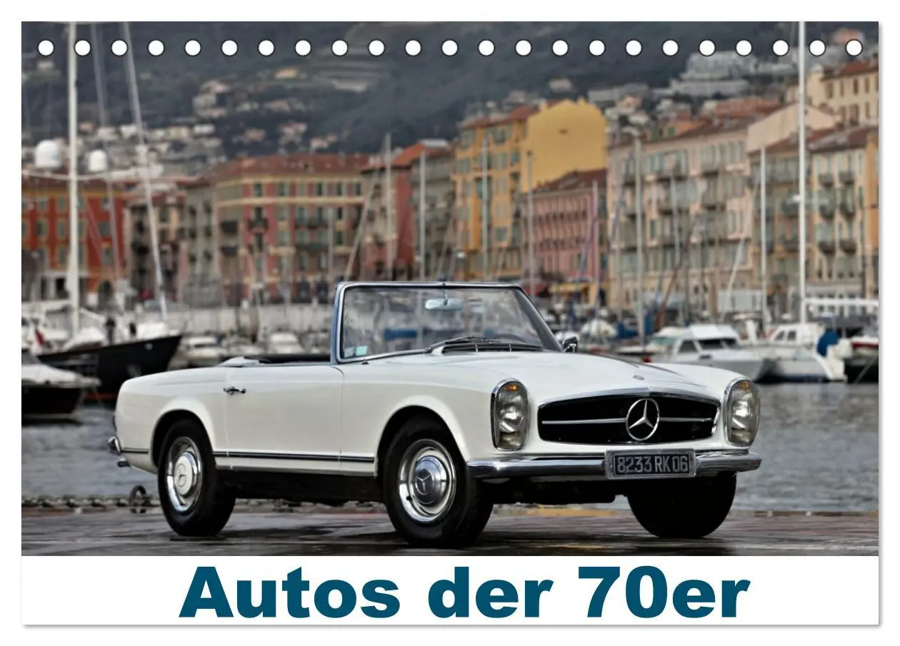 Cover: 9783457487426 | Autos der 70er (Tischkalender 2026 DIN A5 quer), CALVENDO...