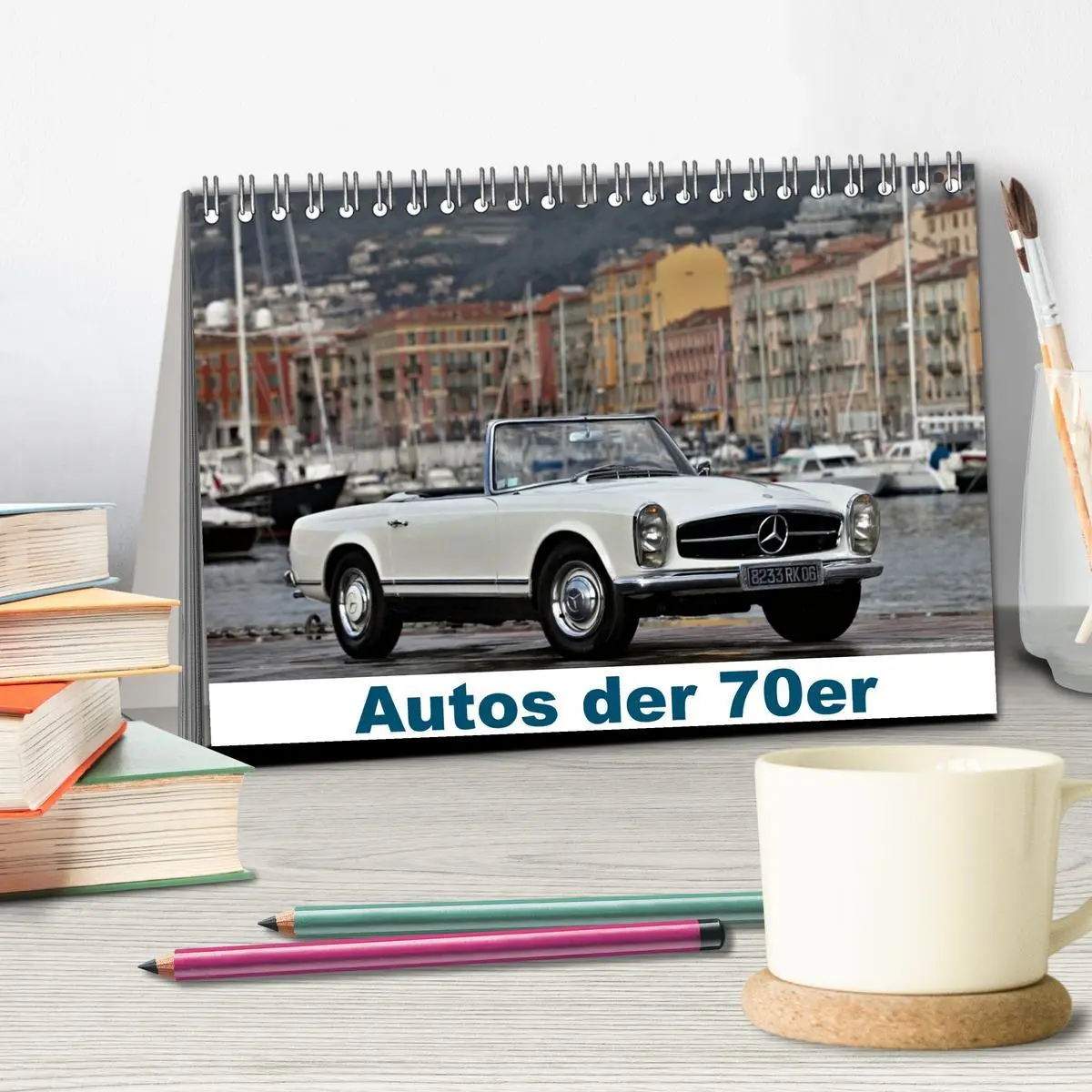 Bild: 9783457487426 | Autos der 70er (Tischkalender 2026 DIN A5 quer), CALVENDO...