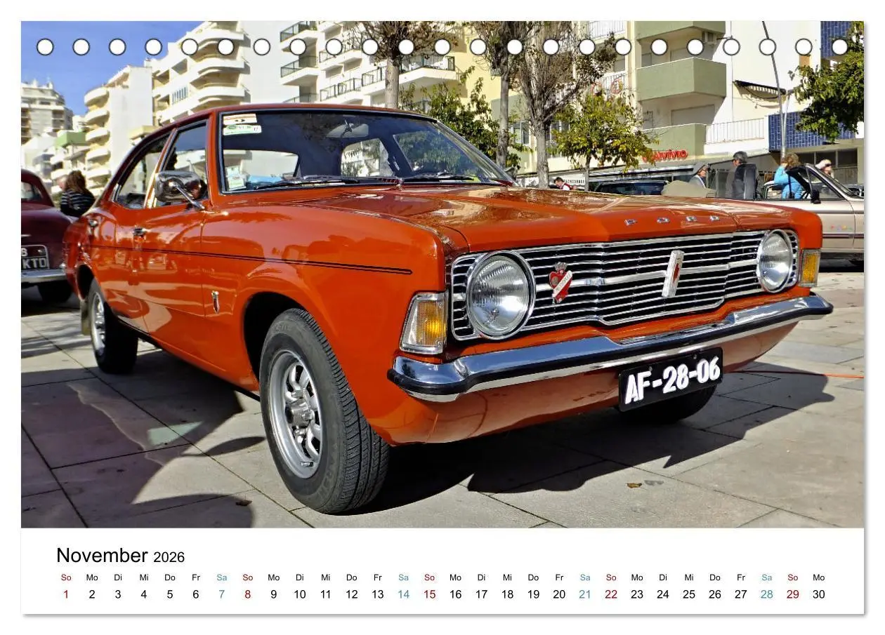 Bild: 9783457487426 | Autos der 70er (Tischkalender 2026 DIN A5 quer), CALVENDO...