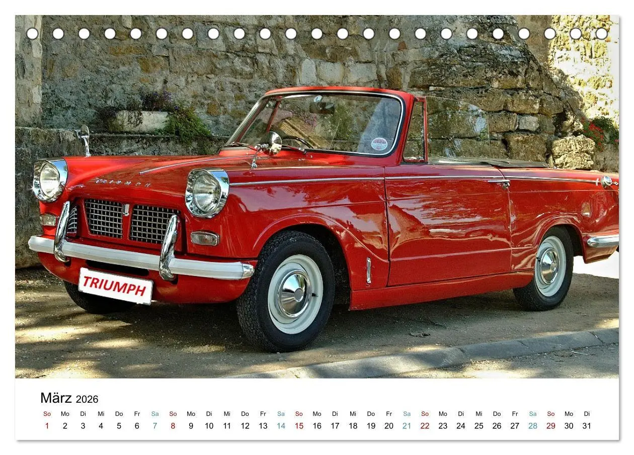 Bild: 9783457487426 | Autos der 70er (Tischkalender 2026 DIN A5 quer), CALVENDO...