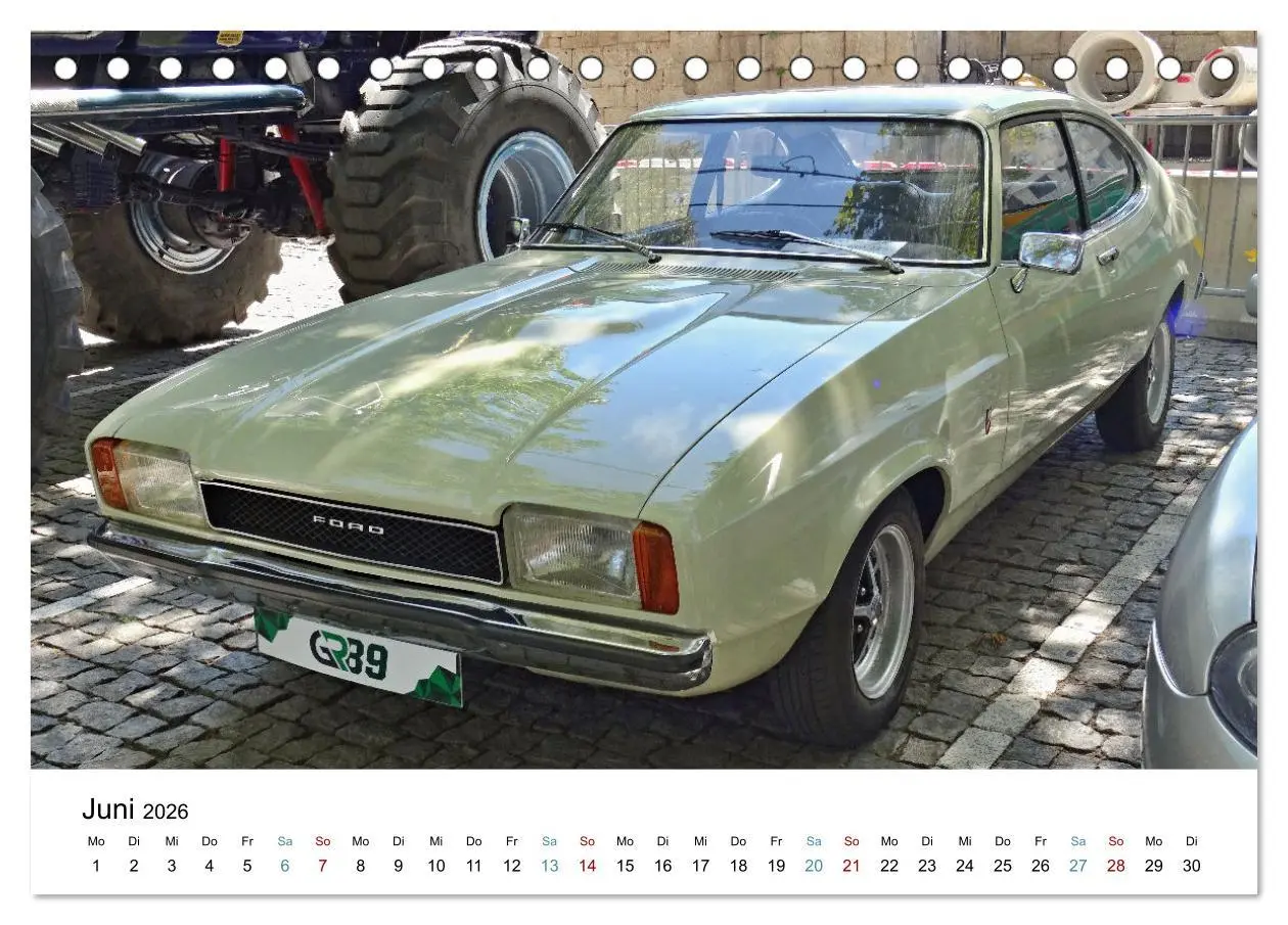 Bild: 9783457487426 | Autos der 70er (Tischkalender 2026 DIN A5 quer), CALVENDO...