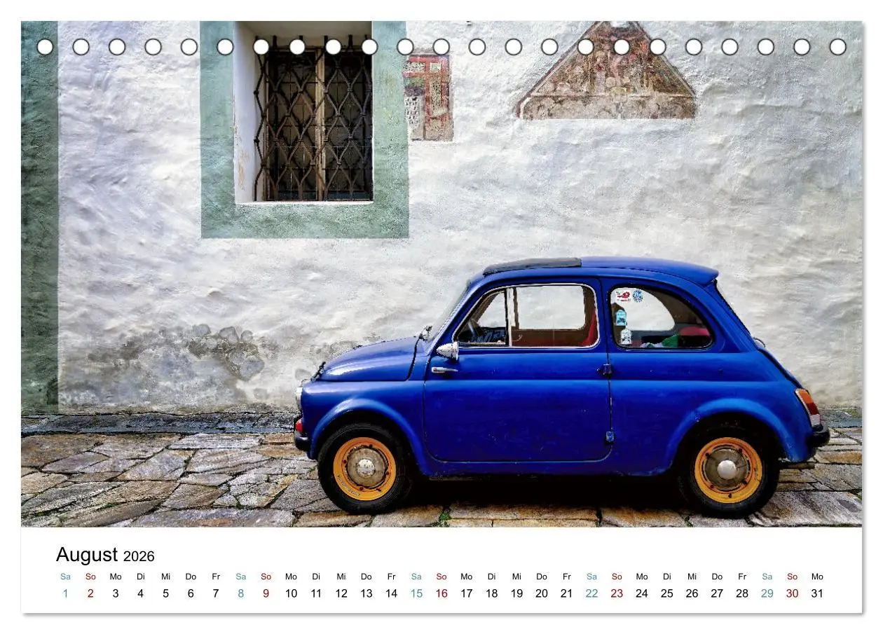 Bild: 9783457487426 | Autos der 70er (Tischkalender 2026 DIN A5 quer), CALVENDO...