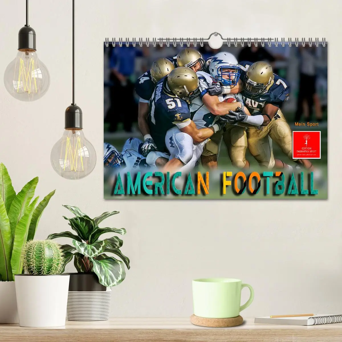 Bild: 9783457557426 | American Football - mein Sport (Wandkalender 2026 DIN A4 quer),...