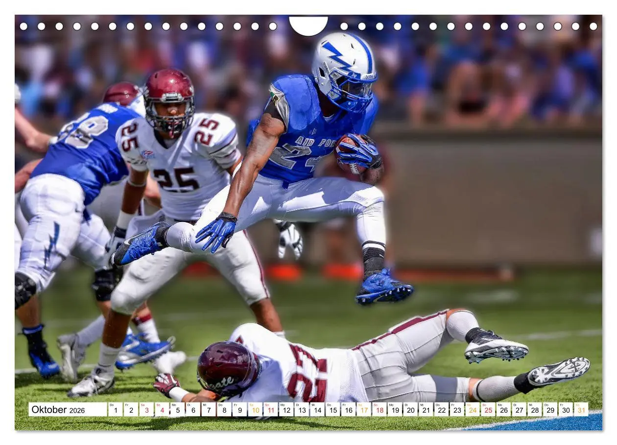 Bild: 9783457557426 | American Football - mein Sport (Wandkalender 2026 DIN A4 quer),...