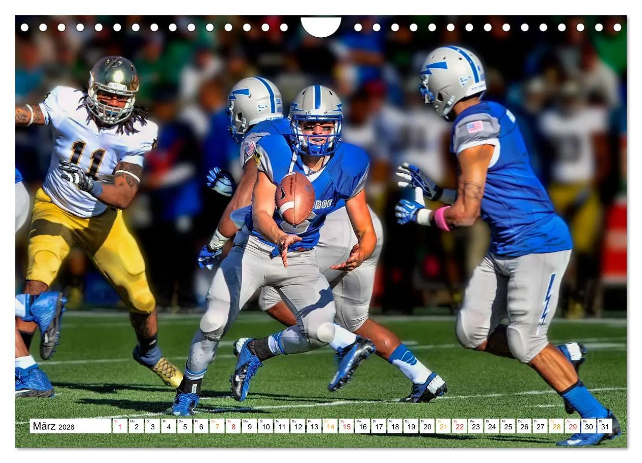 Bild: 9783457557426 | American Football - mein Sport (Wandkalender 2026 DIN A4 quer),...