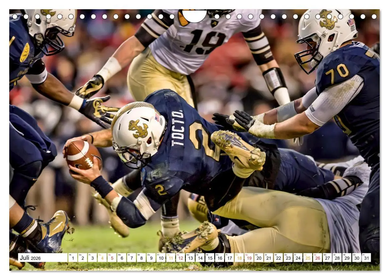 Bild: 9783457557426 | American Football - mein Sport (Wandkalender 2026 DIN A4 quer),...