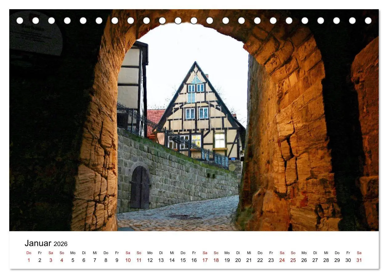 Bild: 9783457867426 | Weltkulturerbe Quedlinburg (Tischkalender 2026 DIN A5 quer),...
