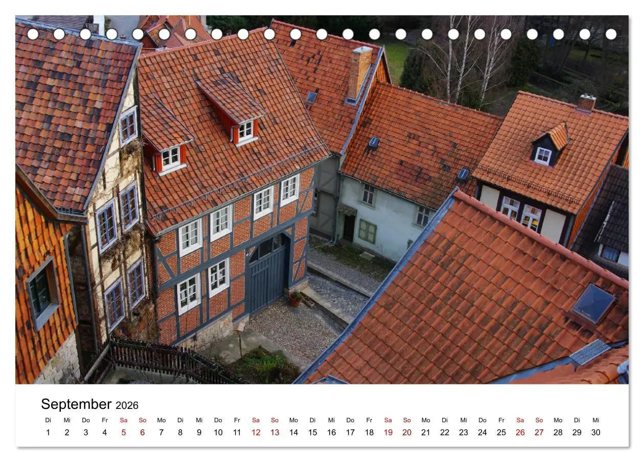 Bild: 9783457867426 | Weltkulturerbe Quedlinburg (Tischkalender 2026 DIN A5 quer),...