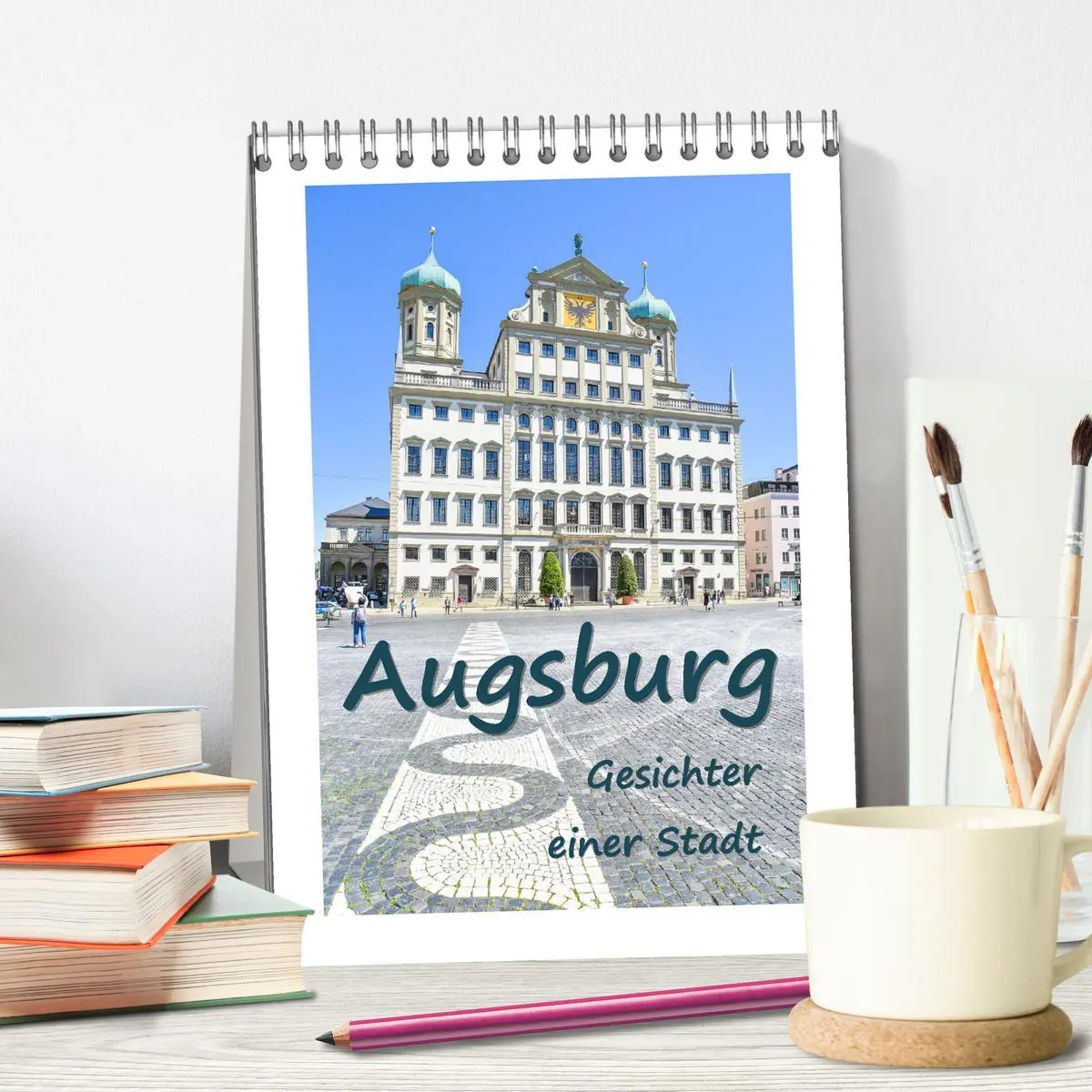 Bild: 9783516337426 | Augsburg - Gesichter einer Stadt (Tischkalender 2026 DIN A5 hoch),...