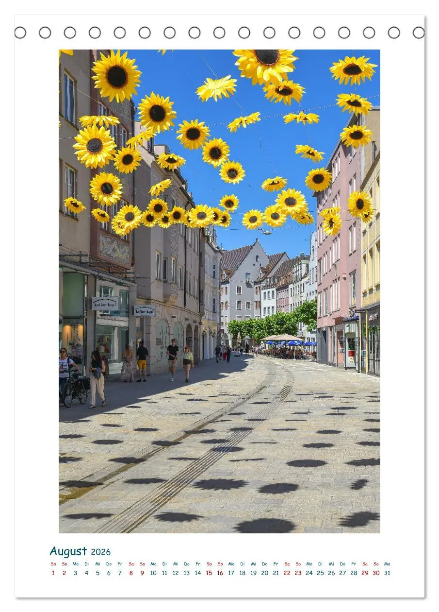 Bild: 9783516337426 | Augsburg - Gesichter einer Stadt (Tischkalender 2026 DIN A5 hoch),...