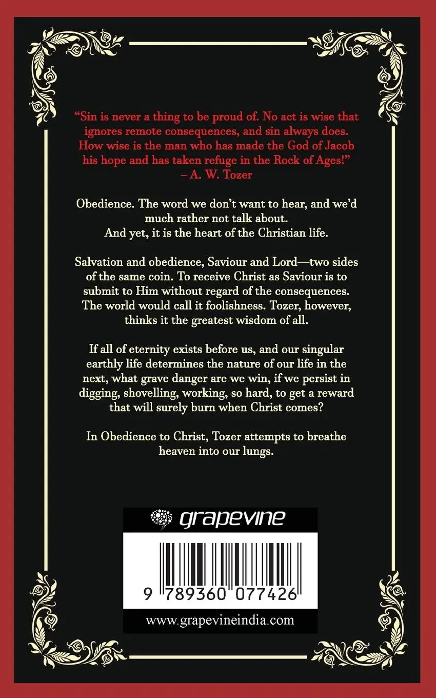 Rückseite: 9789360077426 | Obedience to Christ | Striving For the Greatest Wisdom of All | Buch