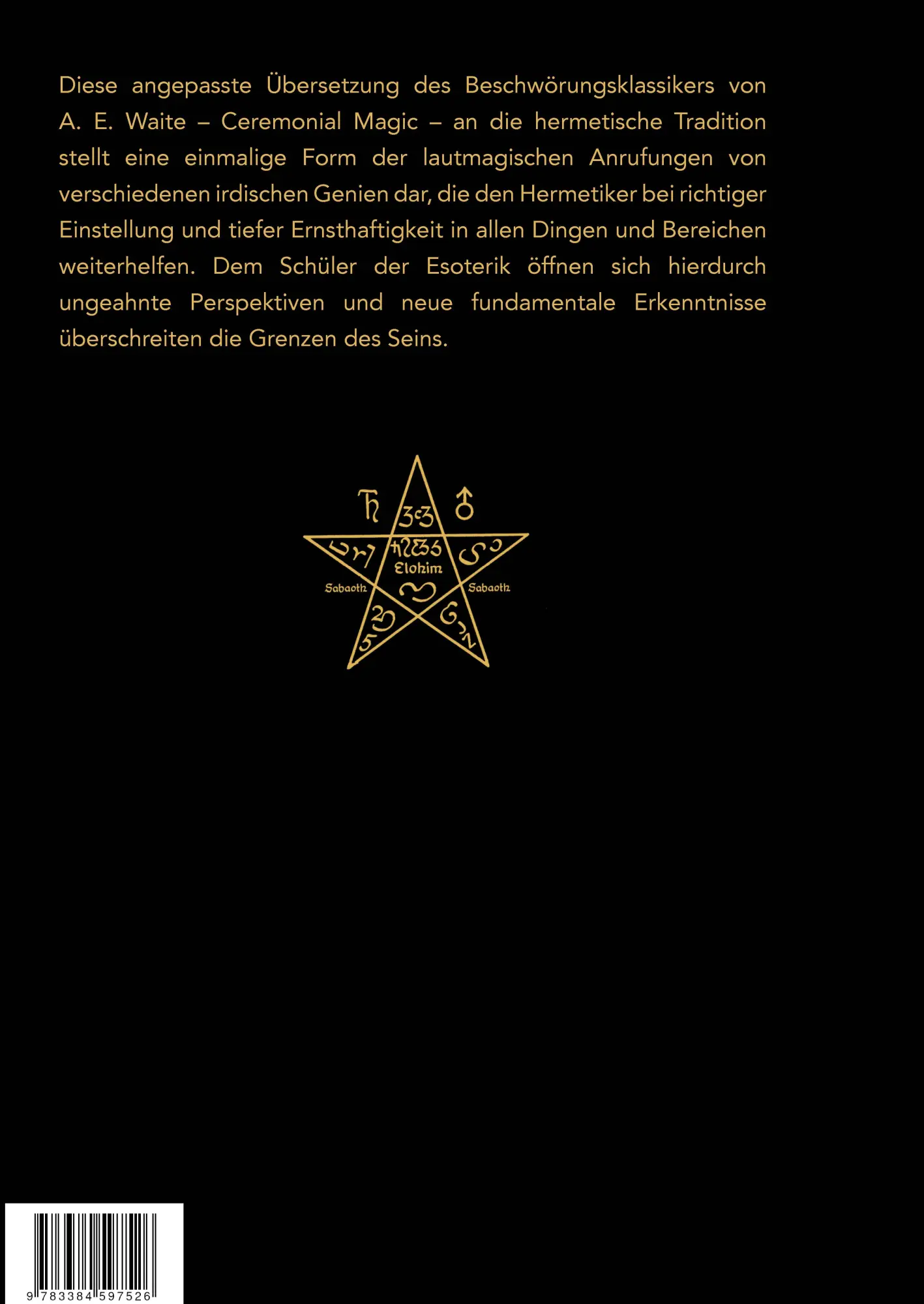 Rückseite: 9783384597526 | Das Buch der lautmagischen Anrufung | Johannes H. von Hohenstätten
