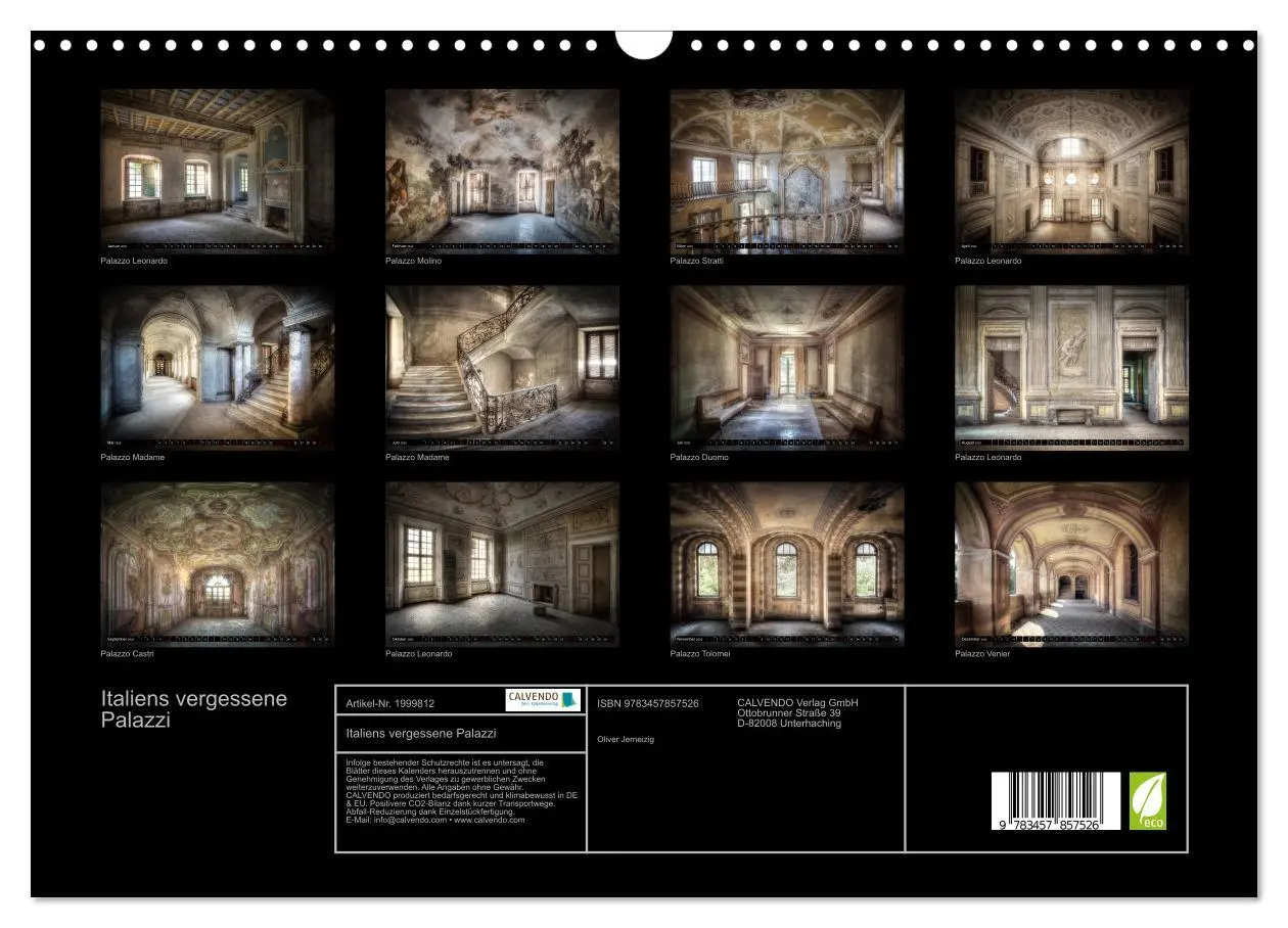 Bild: 9783457857526 | Italiens vergessene Palazzi (Wandkalender 2026 DIN A3 quer),...