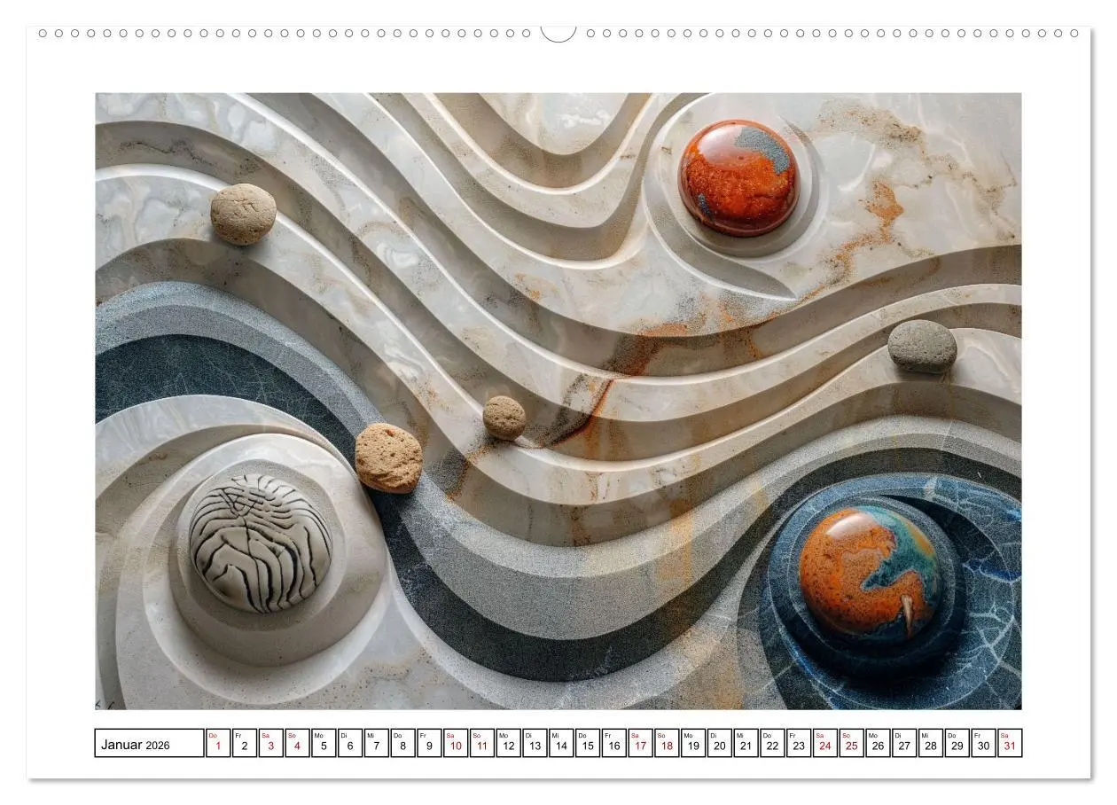 Bild: 9783457397626 | Augenmeditation im Zen Garten (Wandkalender 2026 DIN A2 quer),...